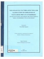 000041374 NON-FINANCIAL FACTORS AFFECTING JOB SATISFACTION OF EMPLOYEES IN VIETNAMESE PRIVATE ENTERPRISES A REVISIT OF HACKMAN AND OLDHAM'S JOB CHARACTERISTICS MODEL AND HERZBERG'S TWO FACTOR THEORY