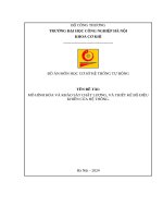 19 nhóm 19 cơ sở hệ thống tự động haui Mô hình hóa và khảo sát chất lượng, và thiết kế bộ điều khiển của hệ thống.