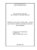 Tìm hiểu sự giao thoa văn hóa Đông   tây qua quần thể nhà thờ phát diệm (kim sơn, tỉnh ninh bình)