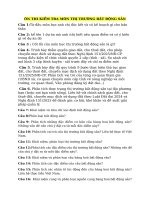 Ôn thi thị trường bất động sản