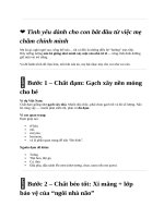 Tình yêu dành cho con bắt Đầu từ việc mẹ chăm chính mình