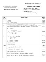 IUH - Đáp án Đề thi cuối kỳ - Xử lý số liệu và QHHTN - 06/12/2024