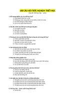 100 cau triet hoc cho sinh vien hpmu ôn tập