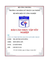 CTTC - BCTT ĐIỆN TỬ CÔNG NGHIỆP - CÔNG TY TNHH THƯƠNG MẠI SẢN XUẤT SIÊU THUẬT