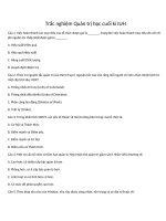 IUH - Trắc nghiệm Quản trị học cuối kì