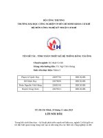 IUH - TÍNH TOÁN THIẾT KẾ HỆ THỐNG BĂNG TẢI ỐNG