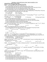 Đề cương, Đa chương 4 toán 11