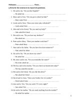 Trực tiếp, gián tiếp yes no hs