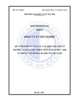 Khóa luận tốt nghiệp Luật học: Quy chế pháp lý của các cấu trúc địa chất ở Trường Sa qua cuộc chiến công hàm 12/2019 – 2020 và những vấn đề đặt ra đối với Việt Nam