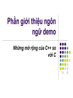 Gioi thieu ngon ngu c++