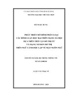 Luận văn phát triển mô hình phân loại các bình luận Độc hại trên mạng xã hội dựa trên tiếp cận Đồ thị từ và mạng nơ ron Đồ thị trên ngữ cảnh Độc lập về mặt ngôn ngữ