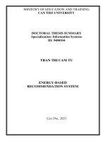 Tóm tắt tiếng anh hệ thống gợi Ý dựa trên năng lượng