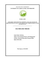 Exploring the potential benefits and challenges of implementing plastic waste reduction through recycling in gilgit city