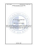 Khóa luận tốt nghiệp Luật học: Điều chỉnh pháp luật về xung đột lợi ích trong quan hệ lao động - Kinh nghiệm pháp luật một số quốc gia trên thế giới và bài học cho Việt Nam