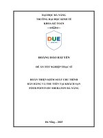 Hoàn thiện kiểm soát chu trình bán hàng và thu tiền tại khách sạn four points by sheraton Đà nẵng