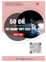 Chuẩn in 50 Đề minh hoạ toán   50 Đề mh
