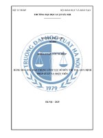 Khóa luận tốt nghiệp Luật học: Hàng hoá giả mạo trong lĩnh vực sở hữu trí tuệ - Quy định pháp luật và thực tiễn