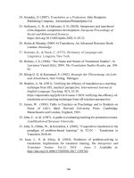 Đề tài nghiên cứu khoa học cấp Trường: Nâng cao hiệu quả của hoạt động giảng dạy biên dịch tiếng Anh cho sinh viên ngành ngôn ngữ Anh tại Trường Đại học Luật Hà Nội (Phần 2)