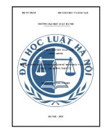 Khóa luận tốt nghiệp Luật học: Pháp luật về quy hoạch sử dụng đất và vấn đề thực thi trong thực tế