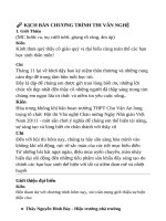 Kịch bản văn nghệ 20 11 mc