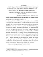 Đề tài nghiên cứu khoa học cấp Trường: Sử dụng tiếng Anh là phương tiện dạy và học các môn luật trong chương trình đào tạo chất lượng cao trình độ đại học ngành luật tại Trường Đại học Luật Hà Nội (Phần 2)