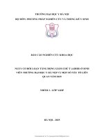 Nguy cơ rối loạn tăng Động giảm chú Ý (adhd) Ở sinhviên trường Đại học y hà nội và một số yếu tố liên quan năm 2025