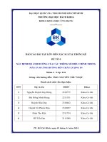 Xác Định Độ Ảnh hưởng của các thông số Điều chỉnh trong máy in 3d Ảnh hưởng Đến chất lượng in