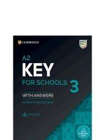 A2 key for schools 3 (2025)