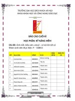 Báo cáo cuối kì học phần kỹ năng mềm chủ Đề Ánh mắt, biểu cảm, emoji – có nói lên tất cả