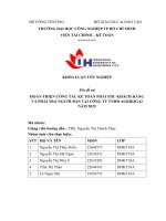 IUH - KLTN - HOÀN THIỆN CÔNG TÁC KẾ TOÁN PHẢI THU KHÁCH HÀNG VÀ PHẢI TRẢ NGƯỜI BÁN TẠI CÔNG TY TNHH AGRIKIGAI NĂM 2025