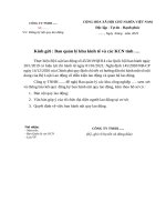 Công văn Đăng ký Nội quy lao động với BQL KCN