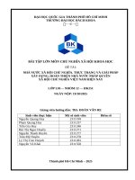 Nhà nước xã hội chủ nghĩa  thực trạng và giải pháp xây dựng, hoàn thiện nhà nước pháp quyền xã hội chủ nghĩa việt nam hiện nay