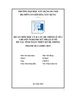 Đề tài tính toán thiết kế hệ thống phanh xe camry 2015