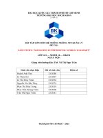Bài tập lớn môn hệ thống thông tin quản lý Đề tài case study managing in the digital world walmart