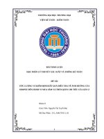 Ước lượng và kiểm Định kết quả Điều tra về Ảnh hưởng của shopee Đến hành vi mua sắm và thói quen chi tiêu của gen z