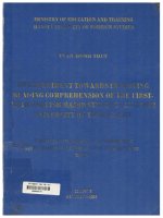 000029171 AN EXPERIMENT TOWARDS IMPROVING READING COMPREHENSION OF THE FIRST-YEAR ENGLISH MAJOR STUDENTS AT HAΝΟΙ UNIVERSITY OF TECHNOLOGY MỘT THÍ NGHIỆM NHẰM CẢI THIỆN KHẢ NĂNG ĐỌC HIỂU CỦA SINH VIÊN NĂM NHẤT CHUYÊN NGÀNH TIẾNG ANH TẠI TRƯỜNG ĐẠI HỌC CÔN