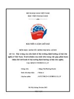 Đặc trưng của nền kinh tế thị trường Định hướng xã hội chủ nghĩa Ở việt nam  trách nhiệm của sinh viên trong việc góp phần hoàn thiện thể chế kinh tế thị trường Định hướng xã hội chủ nghĩa