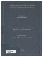 000042358 STUDY ON PUBLIC RELATION ACTIVITES OF SINGAPORE TOURISM BOARD IN VIETNAM NGHIÊN CỨU HOẠT ĐỘNG QUAN HỆ CÔNG CHÚNG CỦA BAN DU LỊCH SINGAPORE TẠI VIỆT NAM