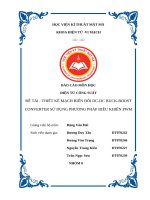 Đề tài  thiết kế mạch biến Đổi dc dc buck boost converter sử dụng phương pháp Điều khiển pwm