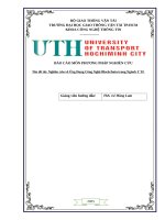 Báo cáo môn phương pháp nghiên cứu tên Đề tài nghiên cứu về Ứng dụng công nghệ blockchain trong ngành y tế