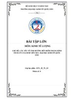 Chủ Đề các yếu tố Ảnh hưởng Đến Điểm trung bình tích lũy của sinh viên neu  Đại học kinh tế quốc dân