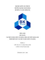 Vai trò và bản chất của Đảng cộng sản việt nam & giải pháp phát huy vai trò và bản chất của Đảng