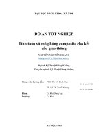 Đồ Án tốt nghiệp tính toán và mô phỏng composite cho kết cấu giao thông