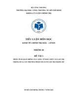 Phân tích quan Điểm của c mác về bản chất của giá trị thặng dư & các phương pháp sản xuất giá trị thặng dư