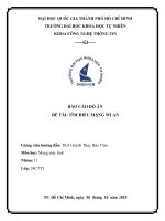 Báo cáo Đồ Án Đề tài tìm hiểu mạng wlan