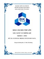 Báo cáo bài tập lớn xác suất và thống kê Đề tài national bridge inventory data