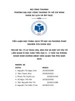 Tỉ lệ thừa cân, béo phì và một số yếu tố liên quan Ở học sinh tiểu học 0   5 tuổi tại phòng khám dinh dưỡng bệnh viện quận tân phú năm 2025