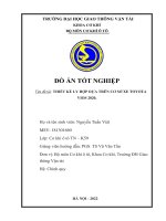 Đồ Án tốt nghiệp tên Đề tài thiết kế ly hợp dựa trên cơ sở xe toyota vios 2020