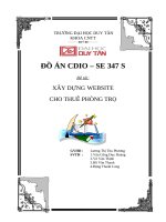 Đồ Án cdio – se 347 s Đề tài xây dựng website cho thuê phòng trọ