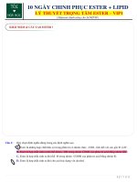 LÝ THUYẾT TRỌNG TÂM ESTER